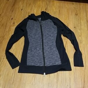 Columbia Black and Gray Zip-Up SzS
